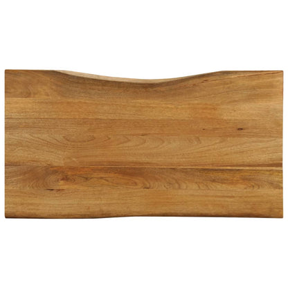 Stolní Deska 80 X 60 X 2,5 Cm Živá Hrana Mangovníkové Dřevo Mangovníkové Dřevo (Dubová Povrchová Úprava)