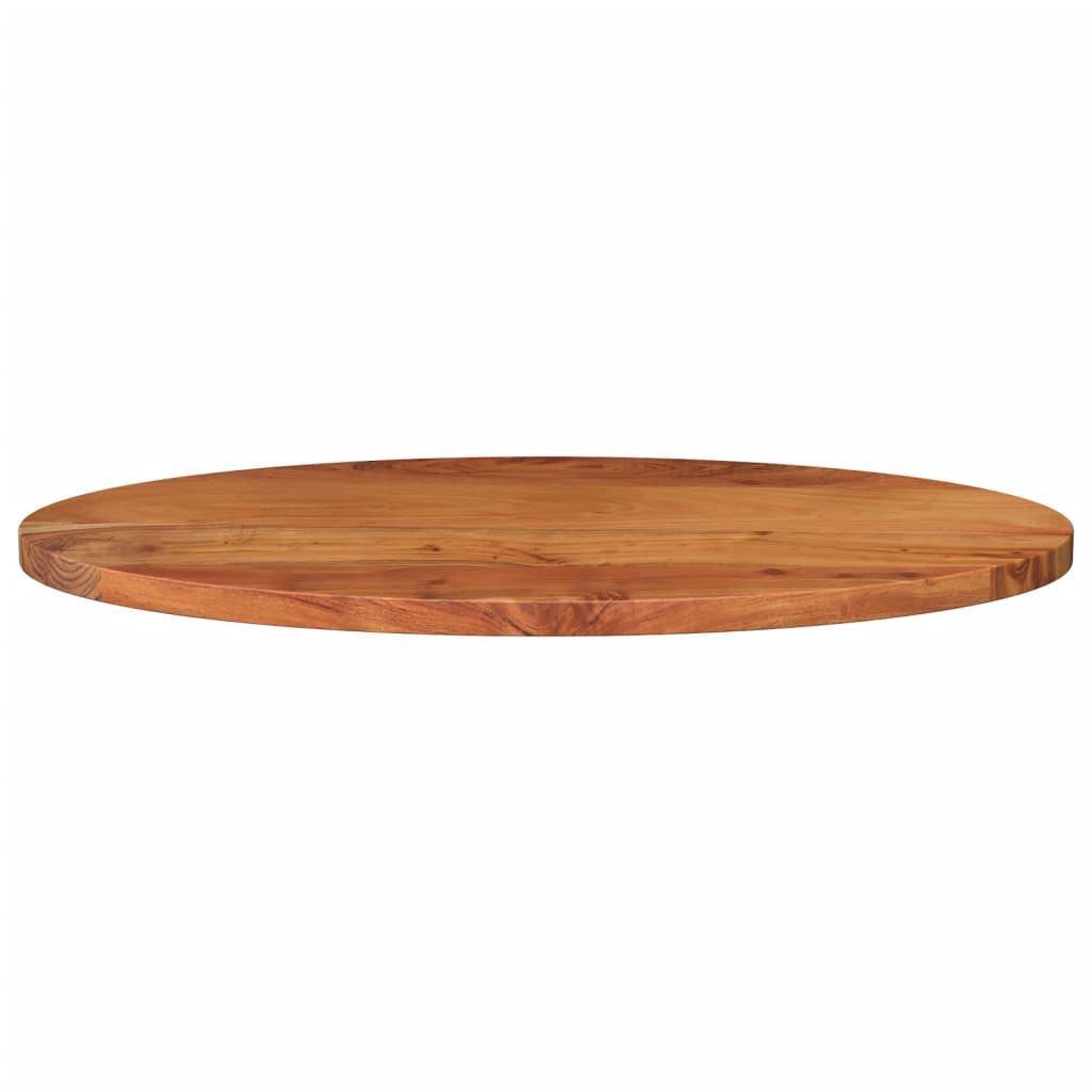 Stolní Deska 80 X 40 X 3,8 Cm Oválná Masivní Akáciové Dřevo Akáciové Dřevo (Přírodní)