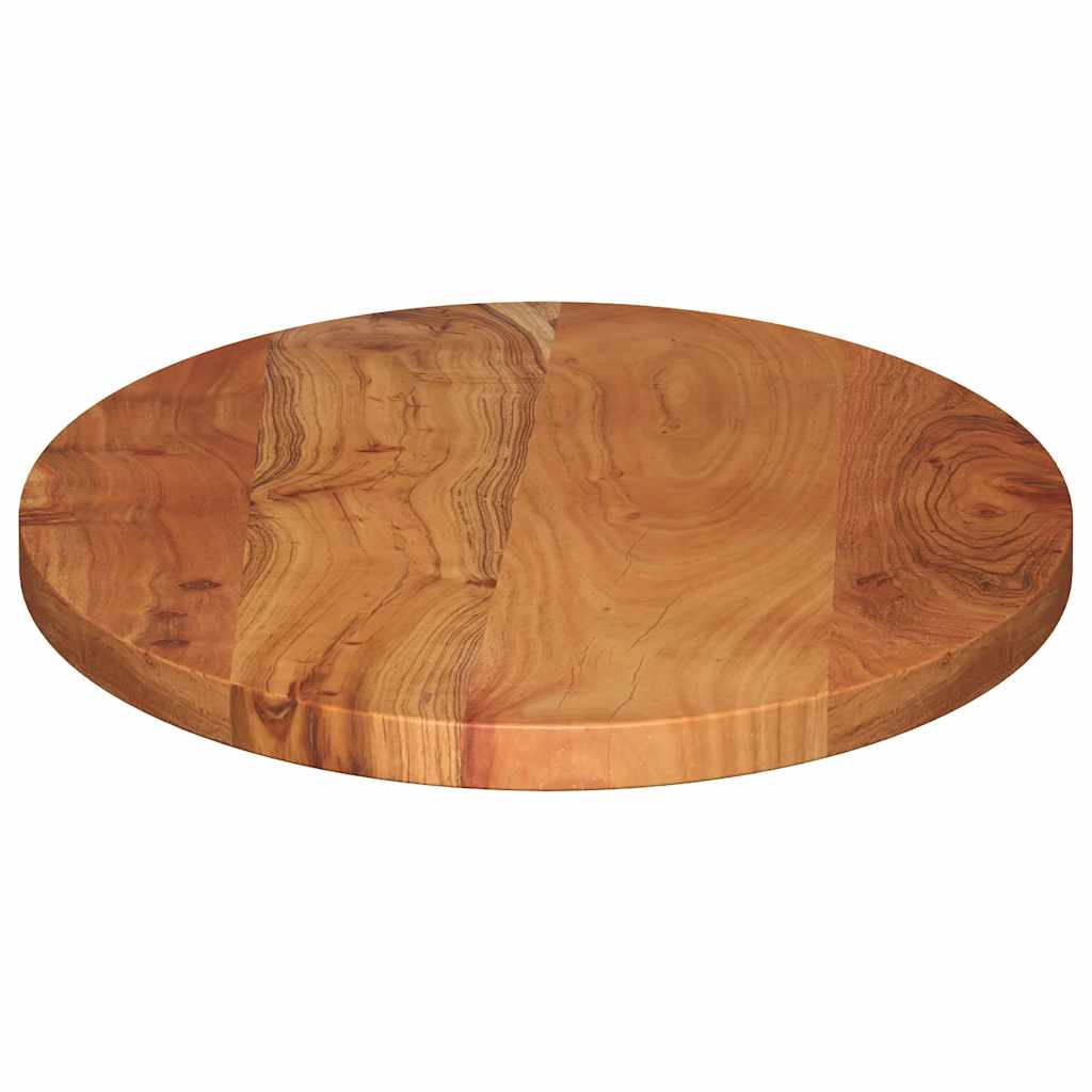 Stolní Deska 80 X 40 X 3,8 Cm Oválná Masivní Akáciové Dřevo Akáciové Dřevo (Přírodní)