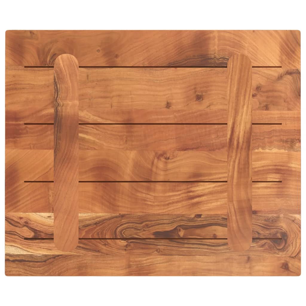 Stolní Deska 60X50X2,5 Cm Obdélníková Masivní Akáciové Dřevo