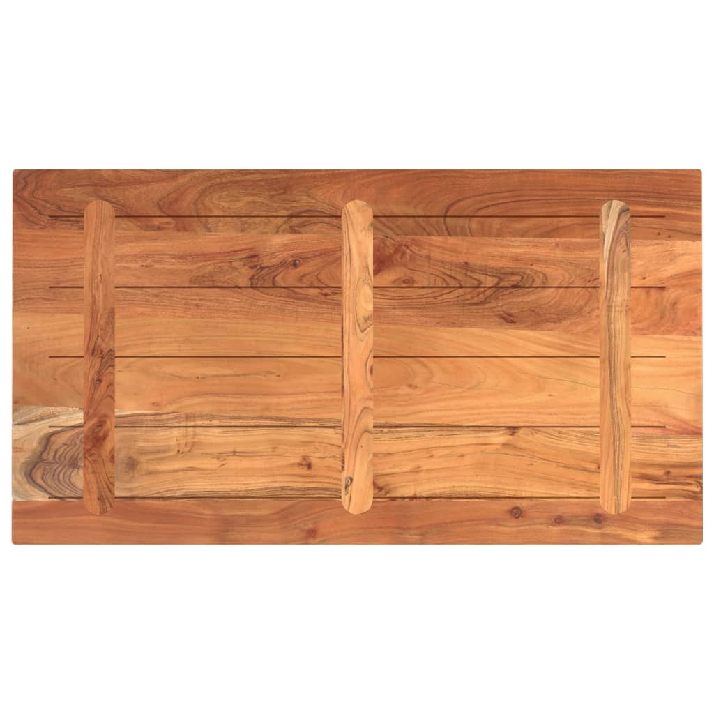 Stolní Deska 100X50X2,5 Cm Obdélníková Masivní Akáciové Dřevo