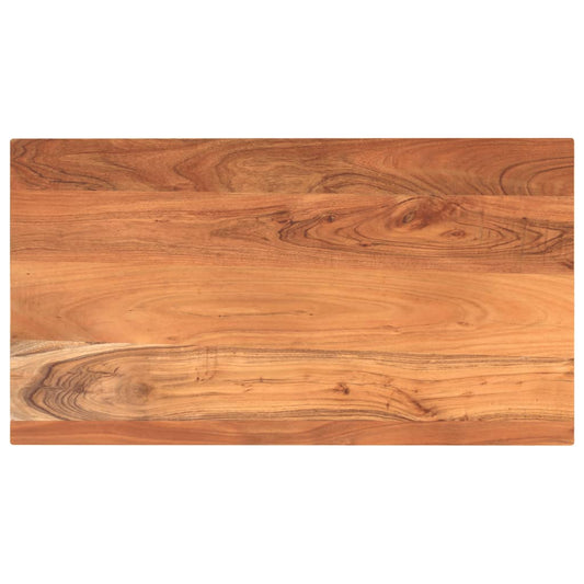 Stolní Deska 110X50X2,5 Cm Obdélníková Masivní Akáciové Dřevo