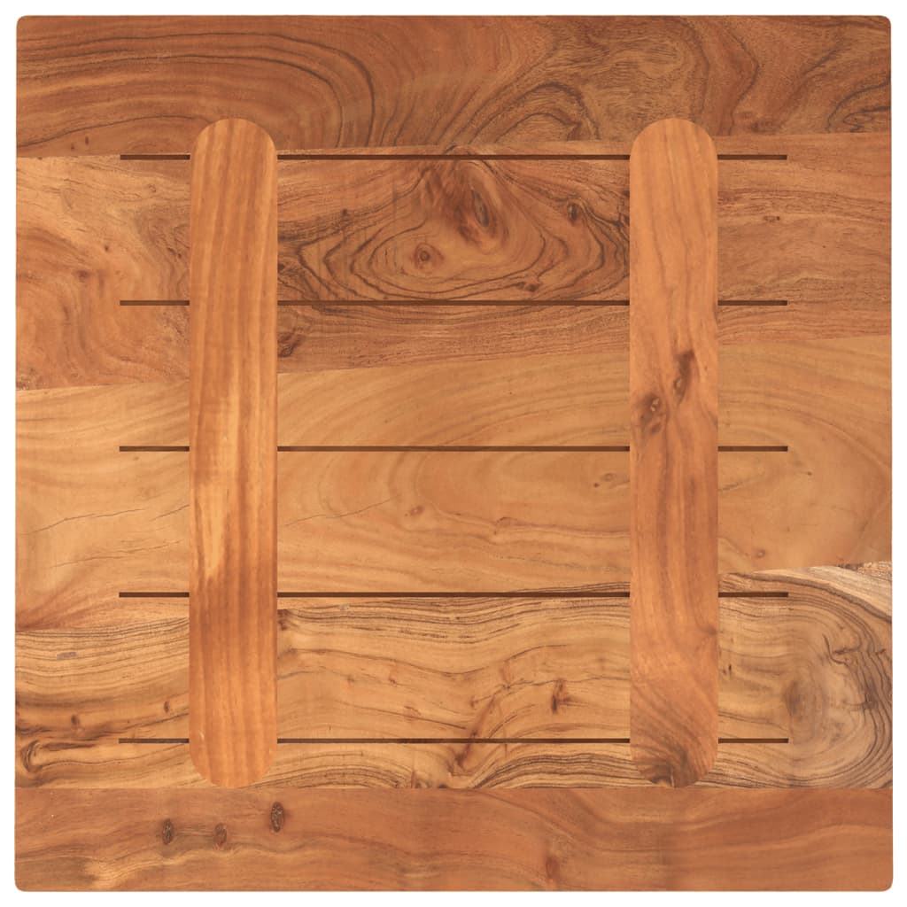 Stolní Deska 60 X 60 X 2,5 Cm Čtvercová Masivní Akáciové Dřevo
