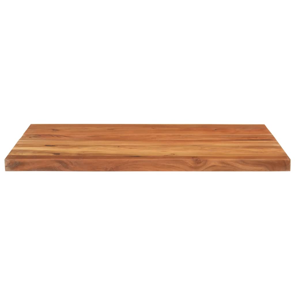 Stolní Deska 90X80X2,5 Cm Obdélníková Masivní Akáciové Dřevo