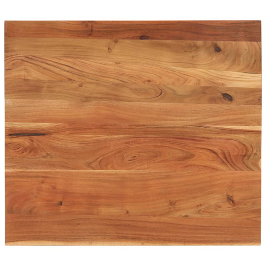 Stolní Deska 100X80X2,5 Cm Obdélníková Masivní Akáciové Dřevo