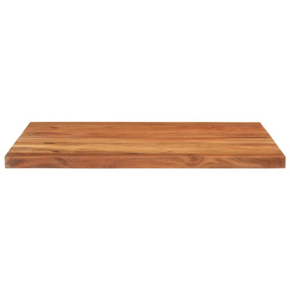 Stolní Deska 100X80X2,5 Cm Obdélníková Masivní Akáciové Dřevo