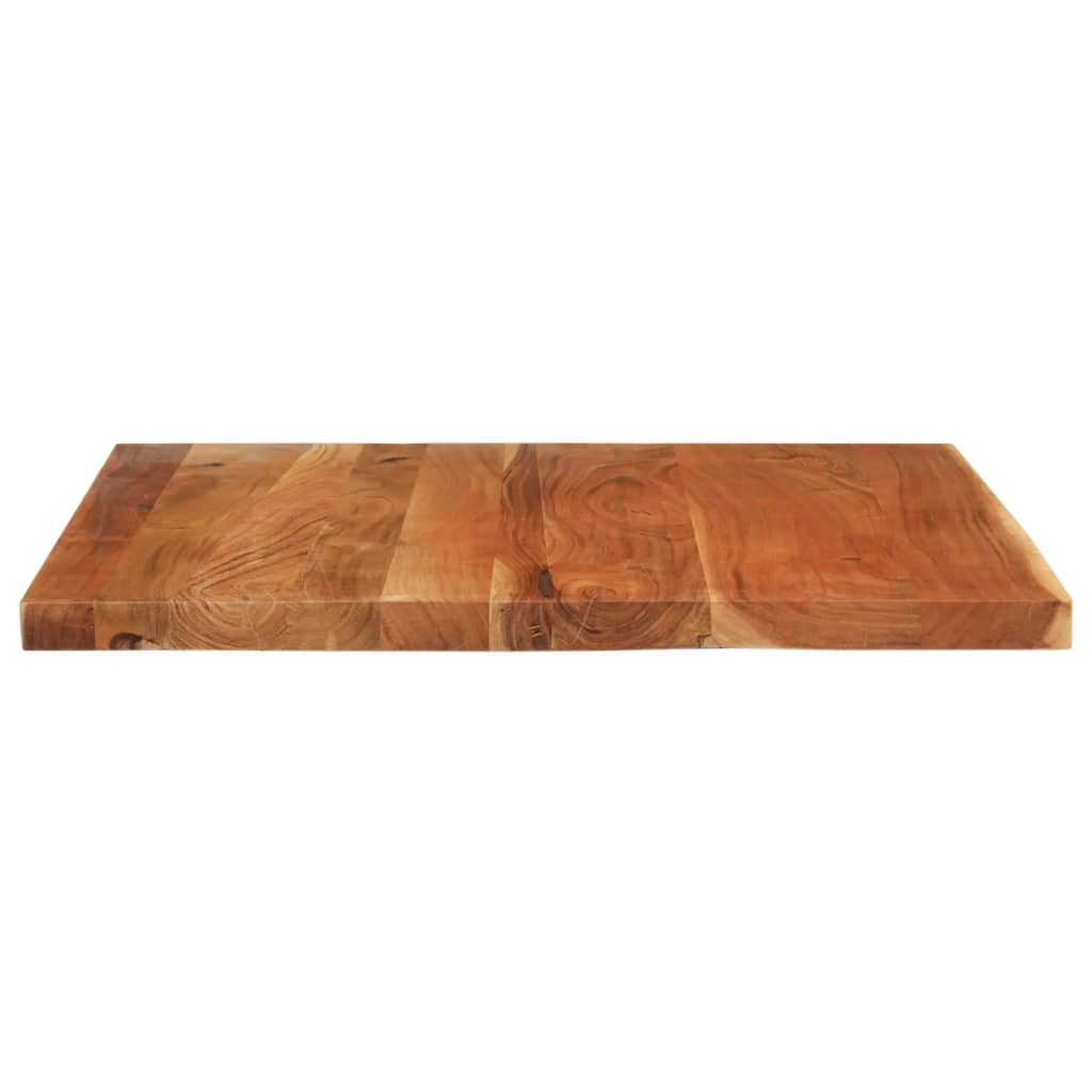 Stolní Deska 100X80X2,5 Cm Obdélníková Masivní Akáciové Dřevo