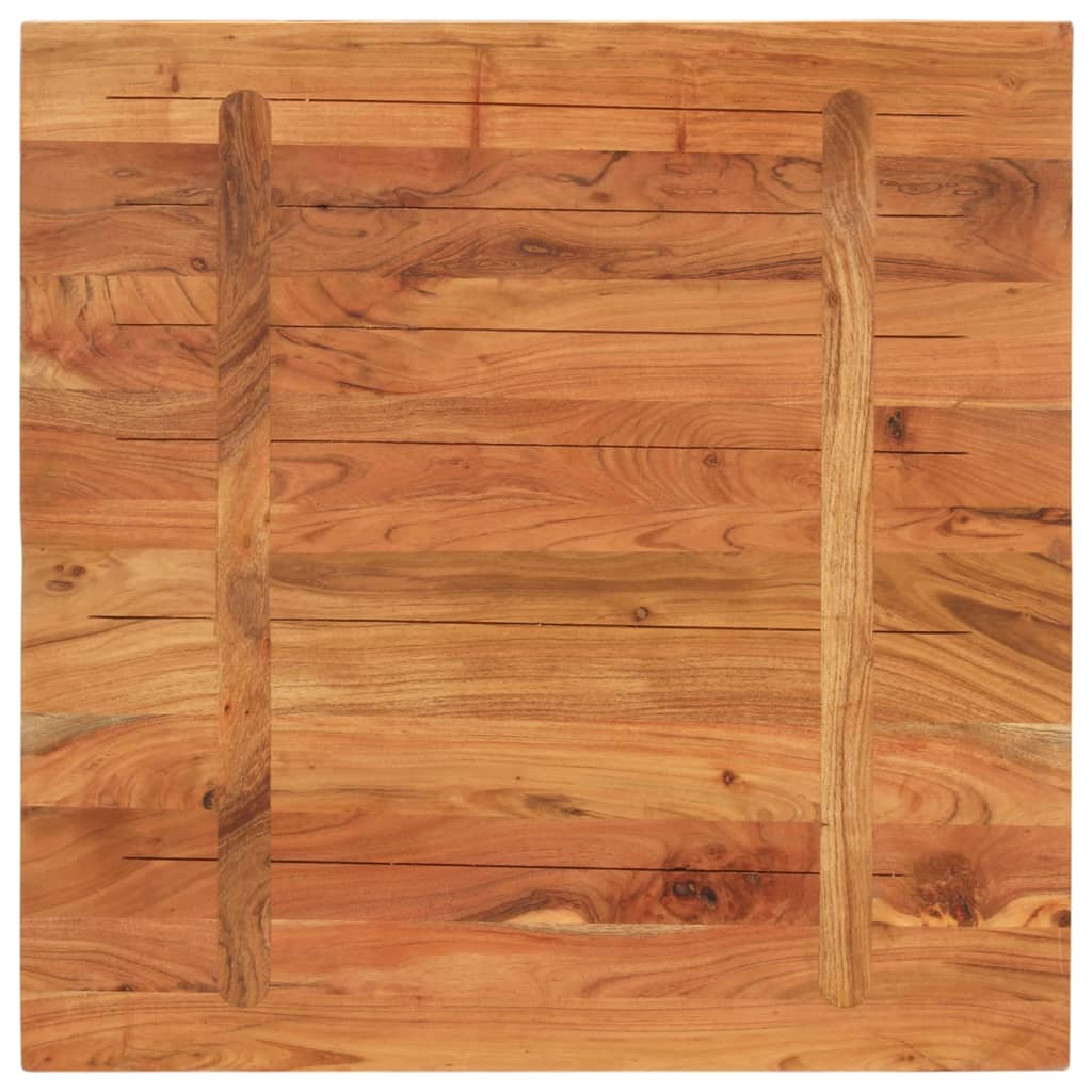 Stolní Deska 90 X 90 X 2,5 Cm Čtvercová Masivní Akáciové Dřevo