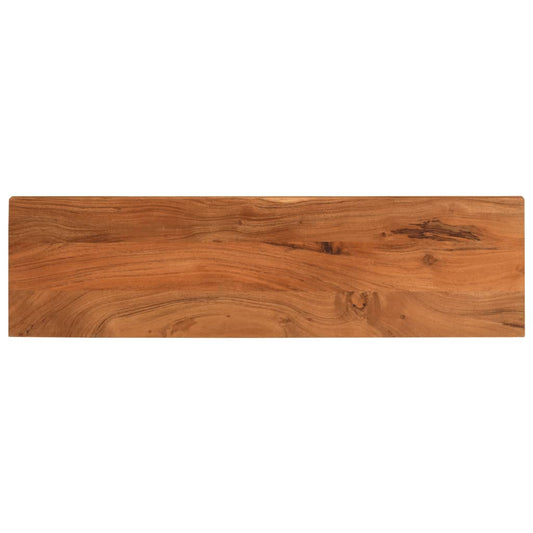 Stolní Deska 110X20X3,8 Cm Obdélníková Masivní Akáciové Dřevo