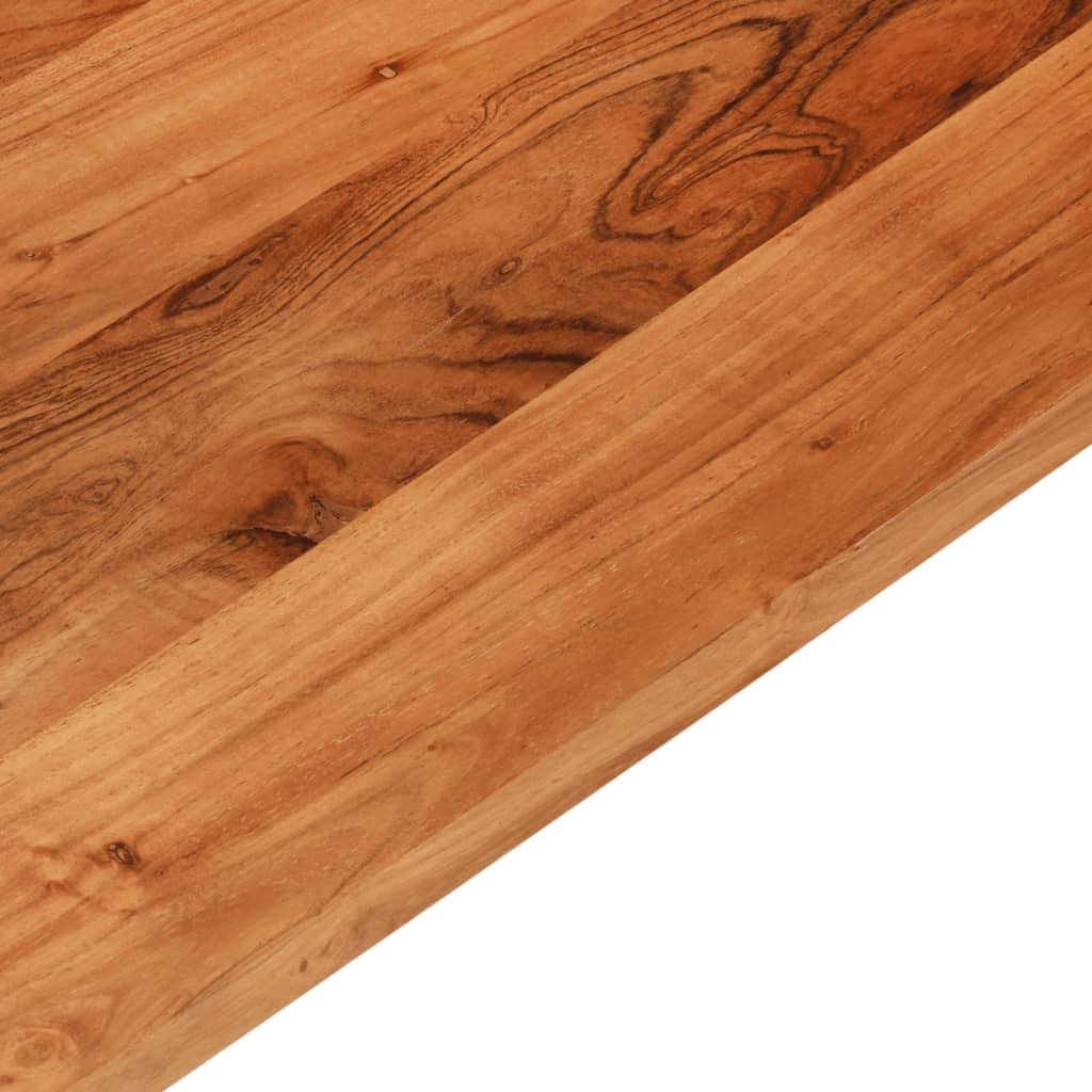 Stolní Deska 80 X 80 X 3,8 Cm Čtvercová Masivní Akáciové Dřevo