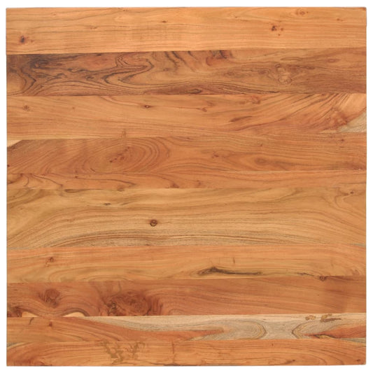 Stolní Deska 90 X 90 X 3,8 Cm Čtvercová Masivní Akáciové Dřevo