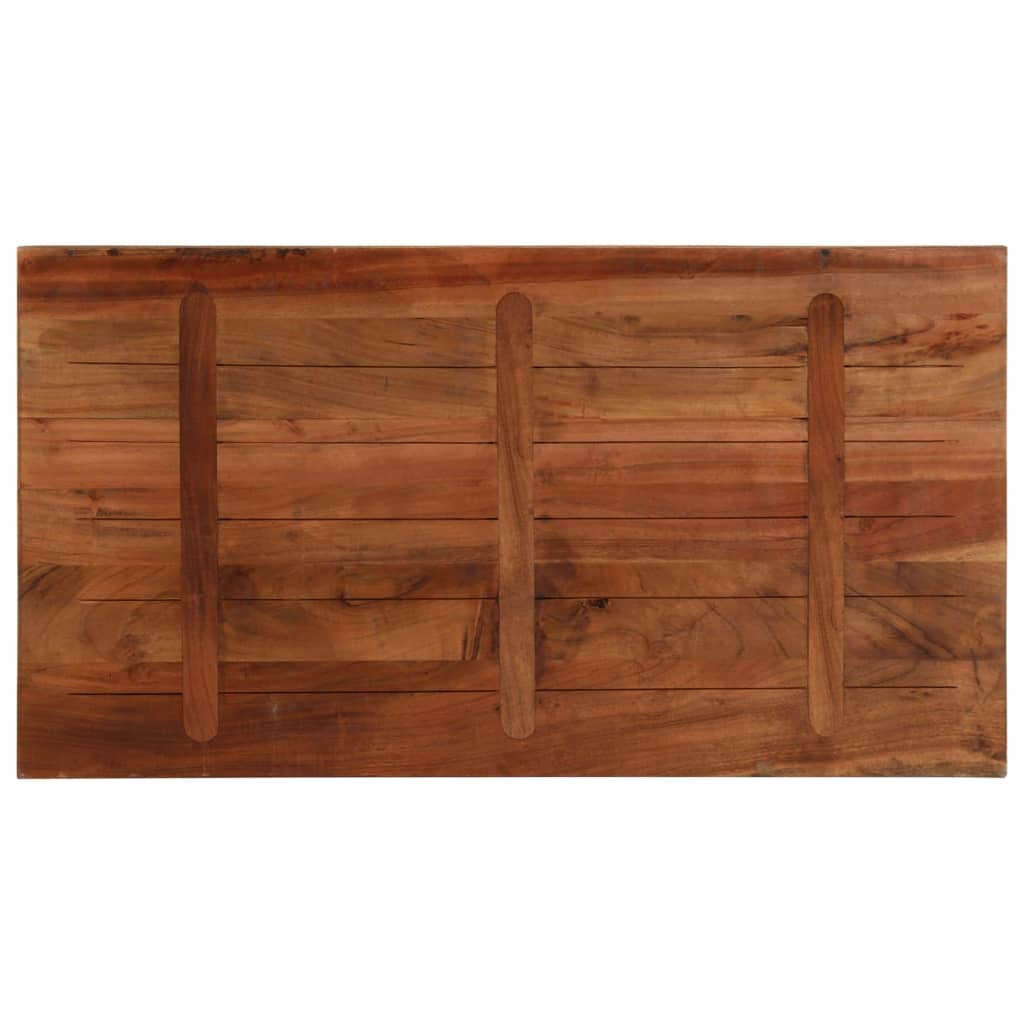 Stolní Deska 110X50X2,5Cm Obdélníková Masivní Recyklované Dřevo