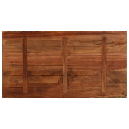 Stolní Deska 110X60X2,5Cm Obdélníková Masivní Recyklované Dřevo