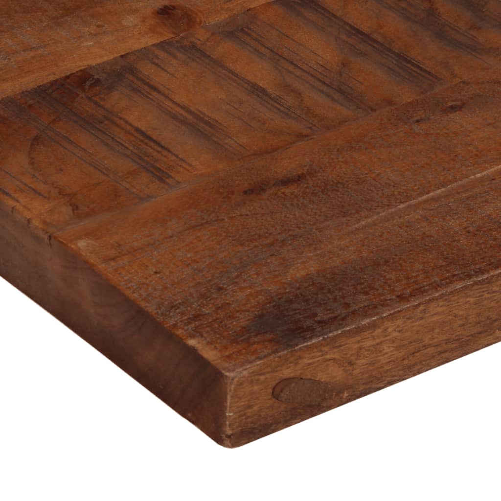 Stolní Deska 110X60X2,5Cm Obdélníková Masivní Recyklované Dřevo