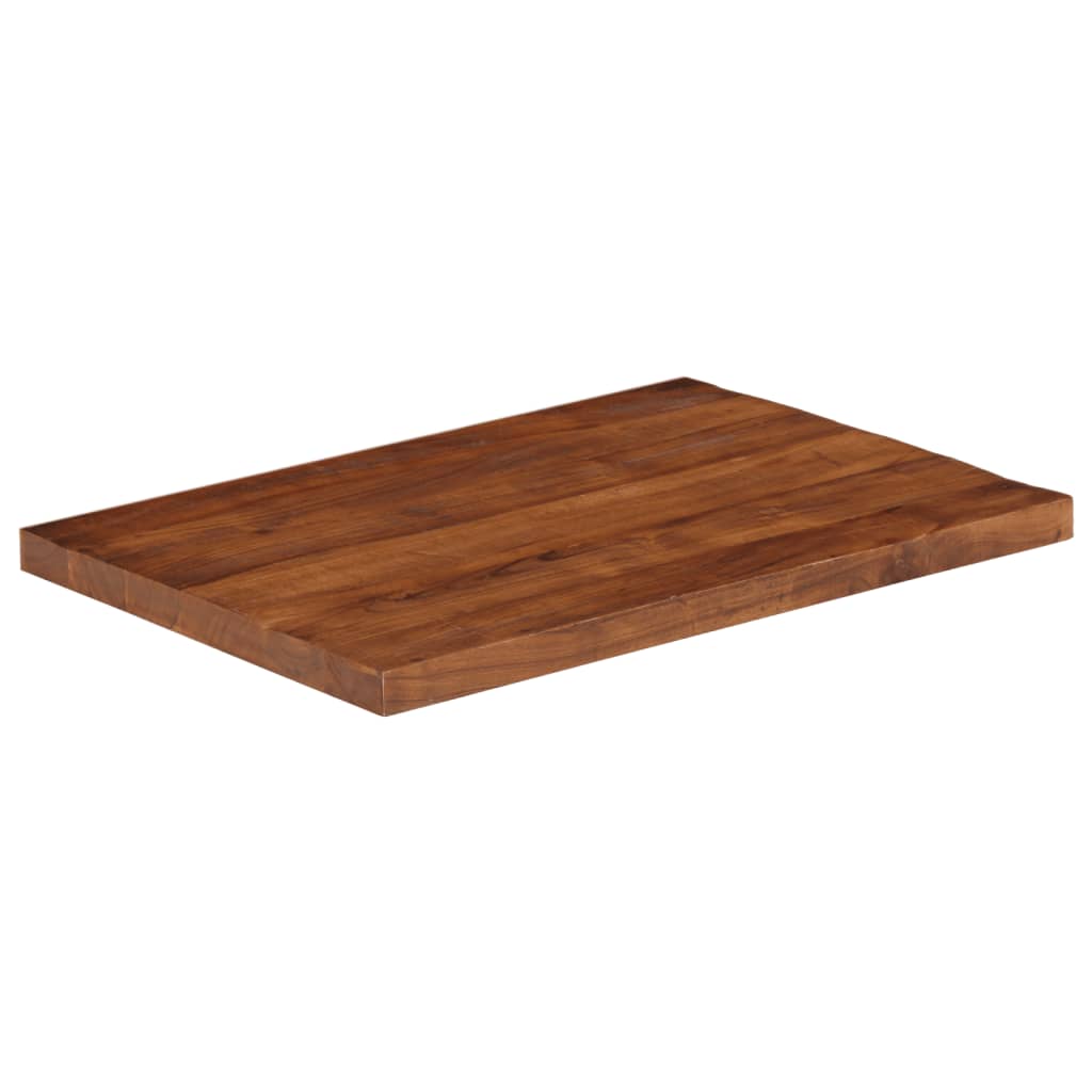 Stolní Deska 80X70X2,5 Cm Obdélníková Masivní Recyklované Dřevo