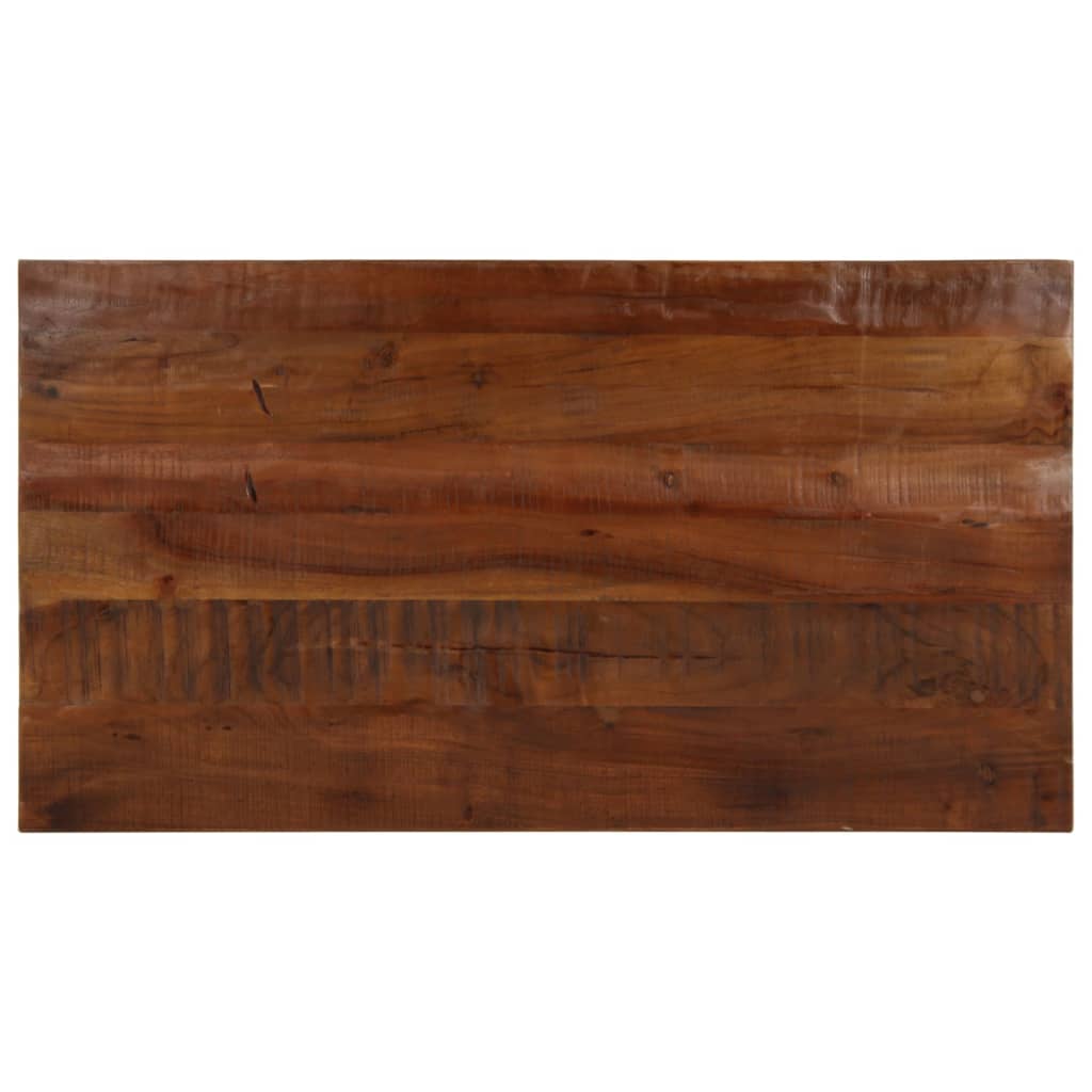 Stolní Deska 100X70X2,5Cm Obdélníková Masivní Recyklované Dřevo