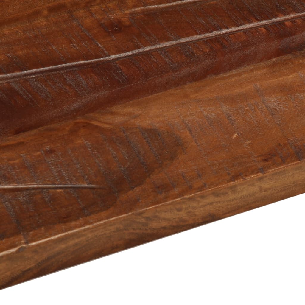 Stolní Deska 110X80X2,5Cm Obdélníková Masivní Recyklované Dřevo