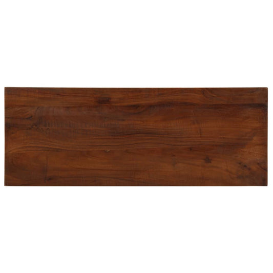 Stolní Deska 80X20X3,8 Cm Obdélníková Masivní Recyklované Dřevo