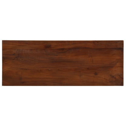 Stolní Deska 90X20X3,8 Cm Obdélníková Masivní Recyklované Dřevo