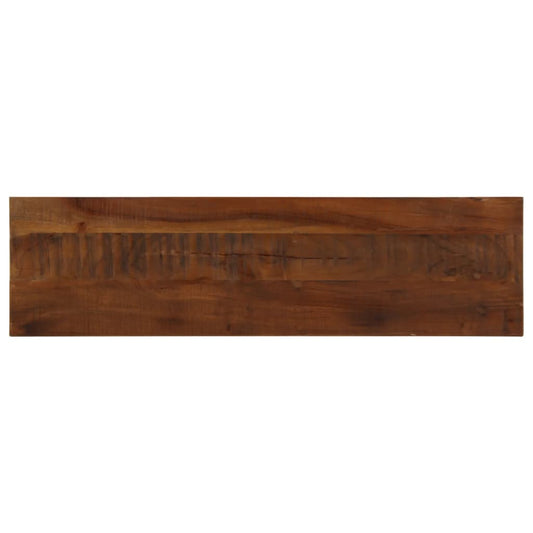 Stolní Deska 100X20X3,8Cm Obdélníková Masivní Recyklované Dřevo