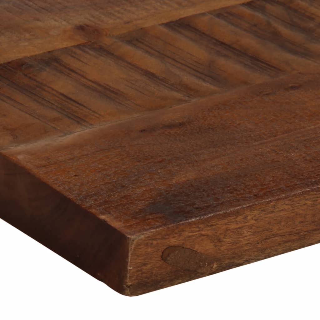 Stolní Deska 100X20X3,8Cm Obdélníková Masivní Recyklované Dřevo