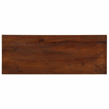 Stolní Deska 90X30X3,8 Cm Obdélníková Masivní Recyklované Dřevo