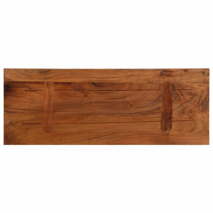 Stolní Deska 90X40X3,8 Cm Obdélníková Masivní Recyklované Dřevo