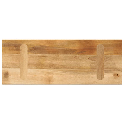 Stolní Deska 90X20X2,5 Cm Obdélníková Hrubé Mangovníkové Dřevo
