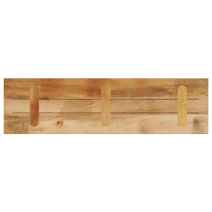 Stolní Deska 100X20X2,5 Cm Obdélníková Hrubé Mangovníkové Dřevo