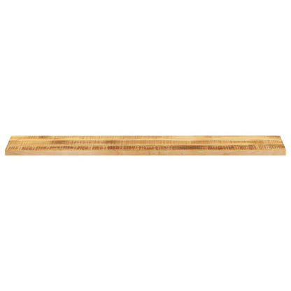 Stolní Deska 140X30X2,5 Cm Obdélníková Hrubé Mangovníkové Dřevo
