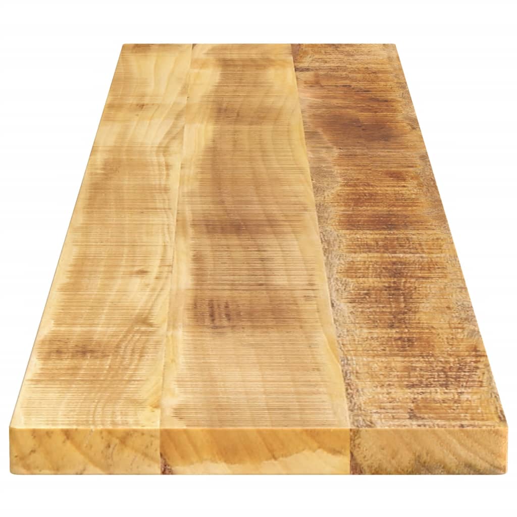 Stolní Deska 140X30X2,5 Cm Obdélníková Hrubé Mangovníkové Dřevo