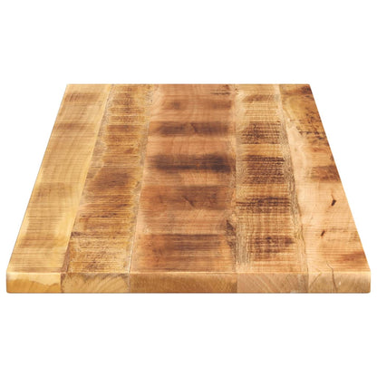 Stolní Deska 160X50X2,5 Cm Obdélníková Hrubé Mangovníkové Dřevo