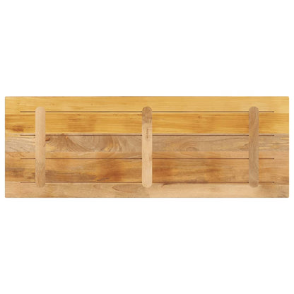 Stolní Deska 160X50X2,5 Cm Obdélníková Hrubé Mangovníkové Dřevo