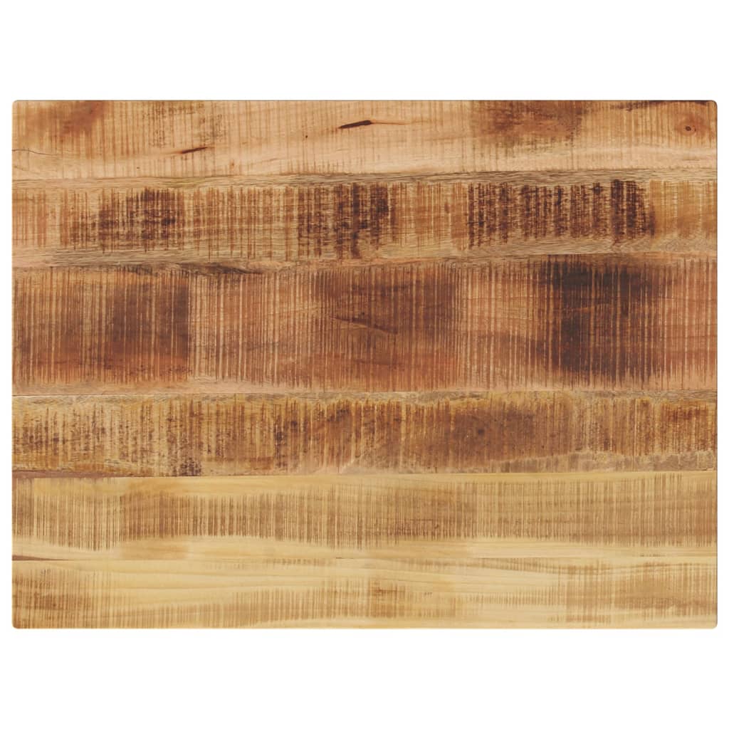Stolní Deska 60X40X3,8 Cm Obdélníková Hrubé Mangovníkové Dřevo Hrubé Mangovníkové Dřevo (Přírodní)