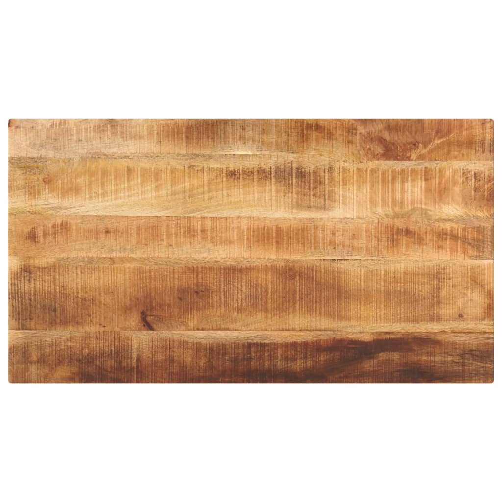 Stolní Deska 60X40X3,8 Cm Obdélníková Hrubé Mangovníkové Dřevo Hrubé Mangovníkové Dřevo (Přírodní)