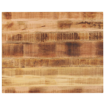 Stolní Deska 80X60X2,5 Cm Obdélníková Hrubé Mangovníkové Dřevo Hrubé Mangovníkové Dřevo (Přírodní)