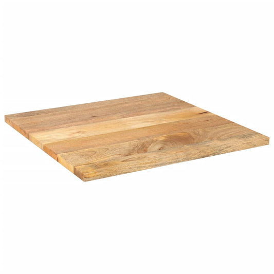 Stolní Deska 80X80X2,5 Cm Čtvercová Masivní Mangovníkové Dřevo