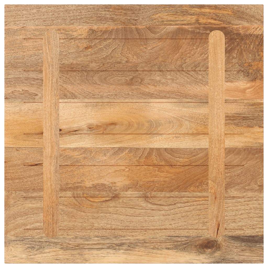 Stolní Deska 80X80X2,5 Cm Čtvercová Masivní Mangovníkové Dřevo