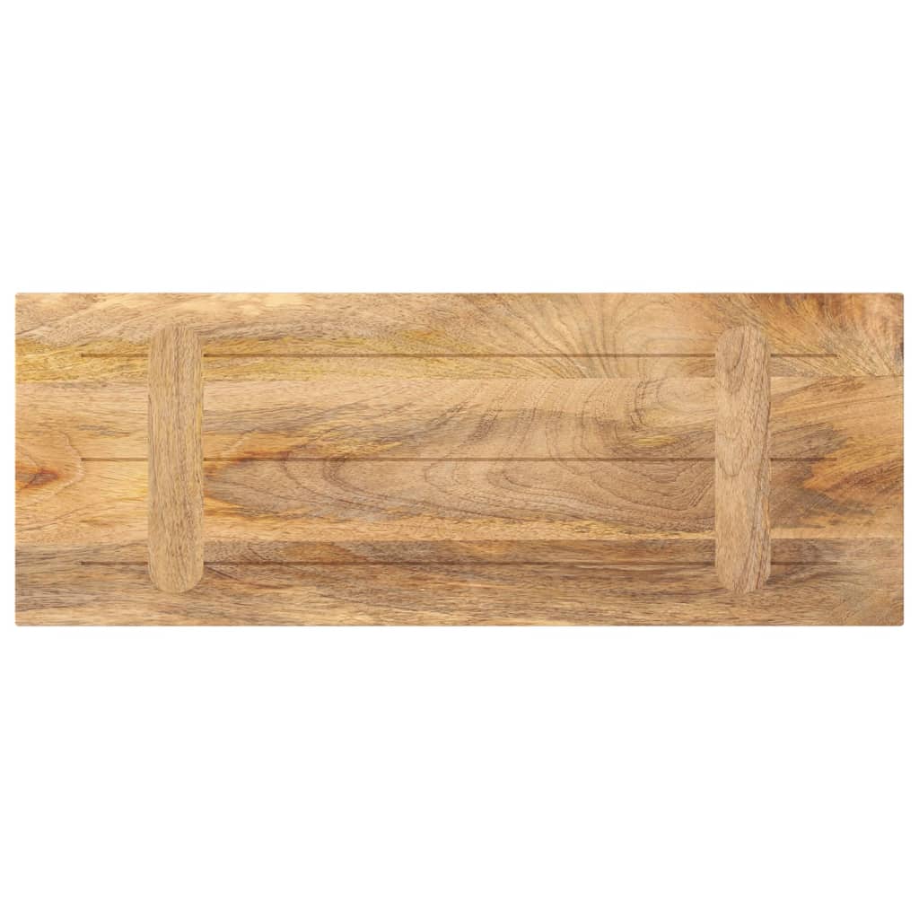 Stolní Deska 90 X 20 X 3,8 Cm Obdélníková Mangovníkové Dřevo Mangovníkové Dřevo (Přírodní)
