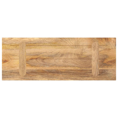 Stolní Deska 90 X 20 X 3,8 Cm Obdélníková Mangovníkové Dřevo Mangovníkové Dřevo (Přírodní)
