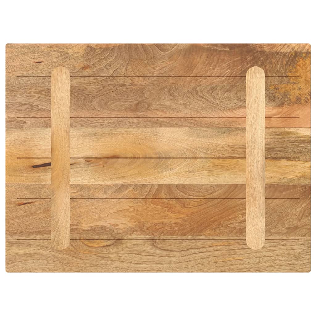 Stolní Deska 90 X 60 X 3,8 Cm Obdélníková Mangovníkové Dřevo