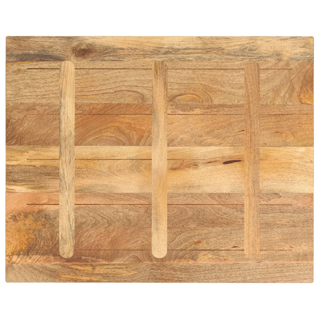 Stolní Deska 90 X 80 X 3,8 Cm Obdélníková Mangovníkové Dřevo