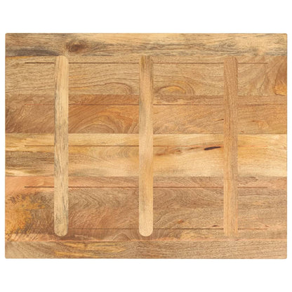 Stolní Deska 90 X 80 X 3,8 Cm Obdélníková Mangovníkové Dřevo