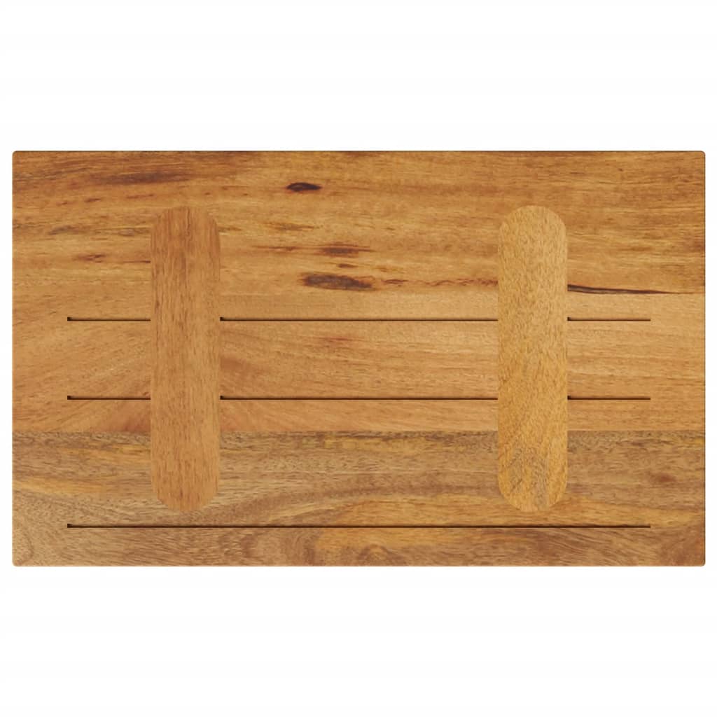 Stolní Deska 40 X 30 X 2,5 Cm Obdélníková Mangovníkové Dřevo