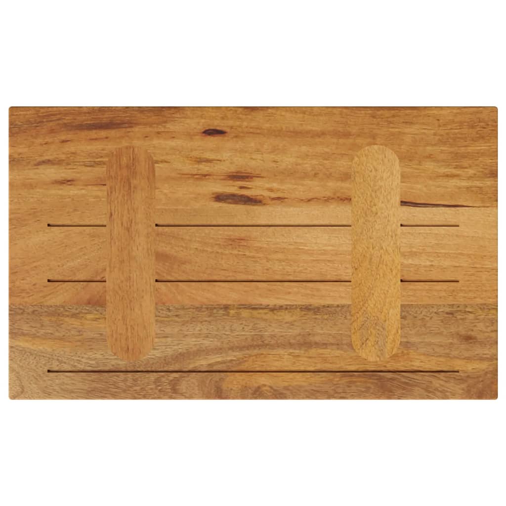 Stolní Deska 60 X 40 X 2,5 Cm Obdélníková Mangovníkové Dřevo
