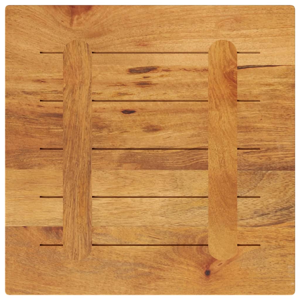 Stolní Deska 50X50X2,5 Cm Čtvercová Masivní Mangovníkové Dřevo