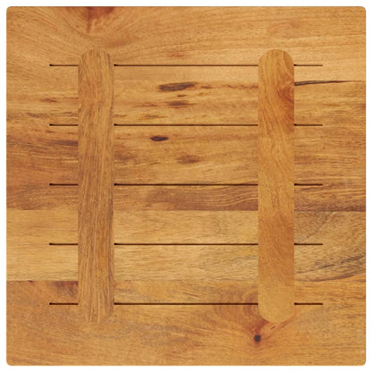 Stolní Deska 50X50X2,5 Cm Čtvercová Masivní Mangovníkové Dřevo