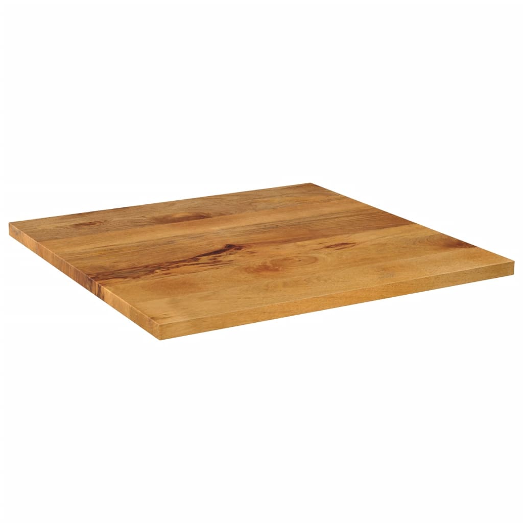 Stolní Deska 90X90X2,5 Cm Čtvercová Masivní Mangovníkové Dřevo
