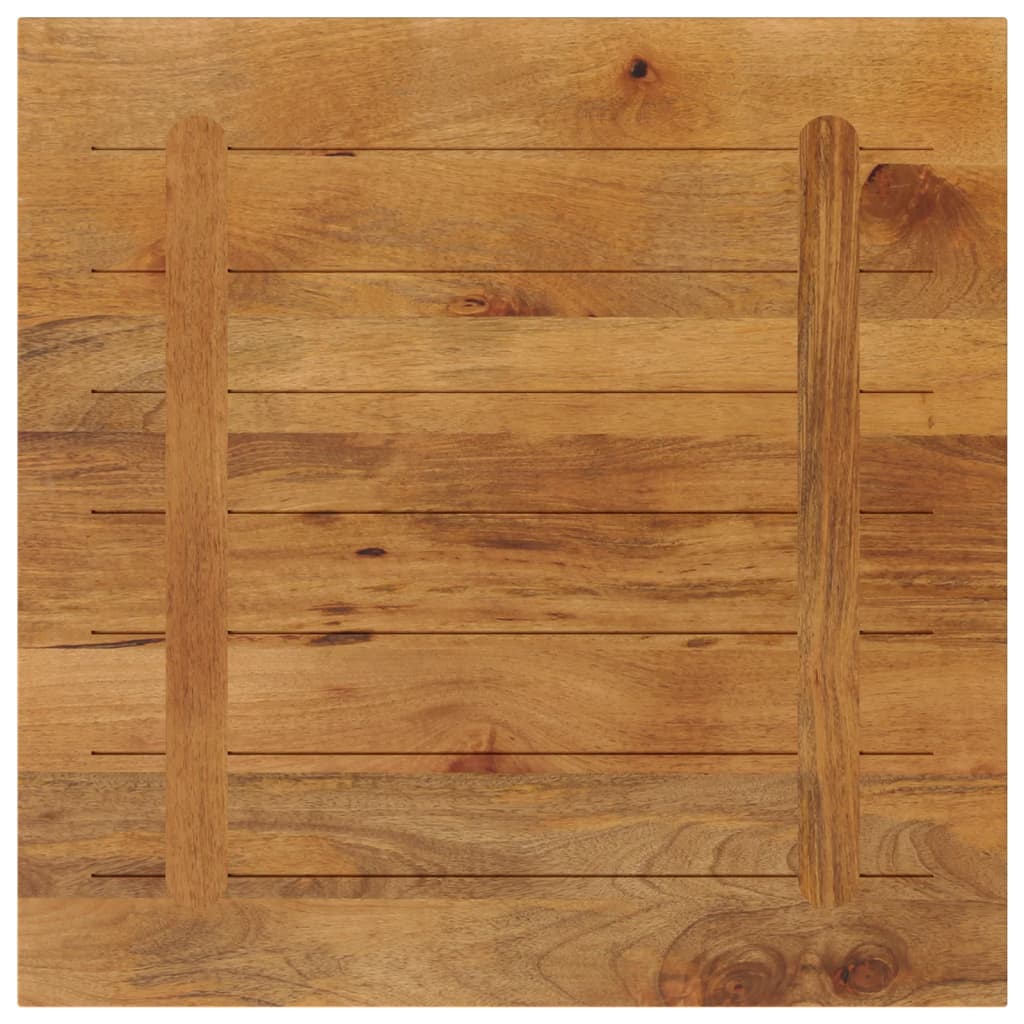 Stolní Deska 90X90X2,5 Cm Čtvercová Masivní Mangovníkové Dřevo