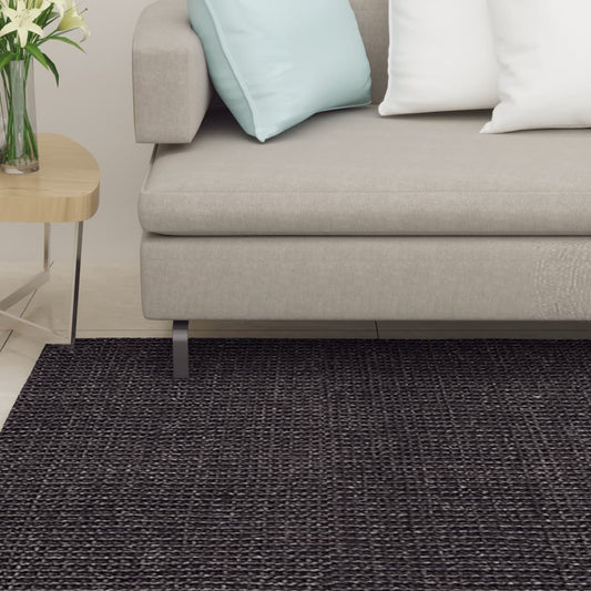 Sisalový koberec pro škrabací sloupek černý 66 x 200 cm